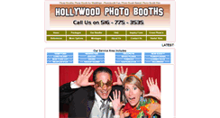 Desktop Screenshot of hollywoodfotobooths.com